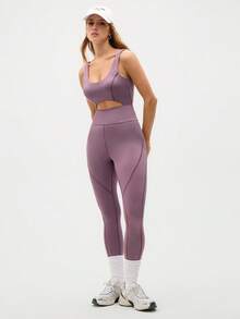 Eassivo Eassivo 优质多功能连体衣，适合户外、跑步、健身、瑜伽 - 紫色 - 查看 5