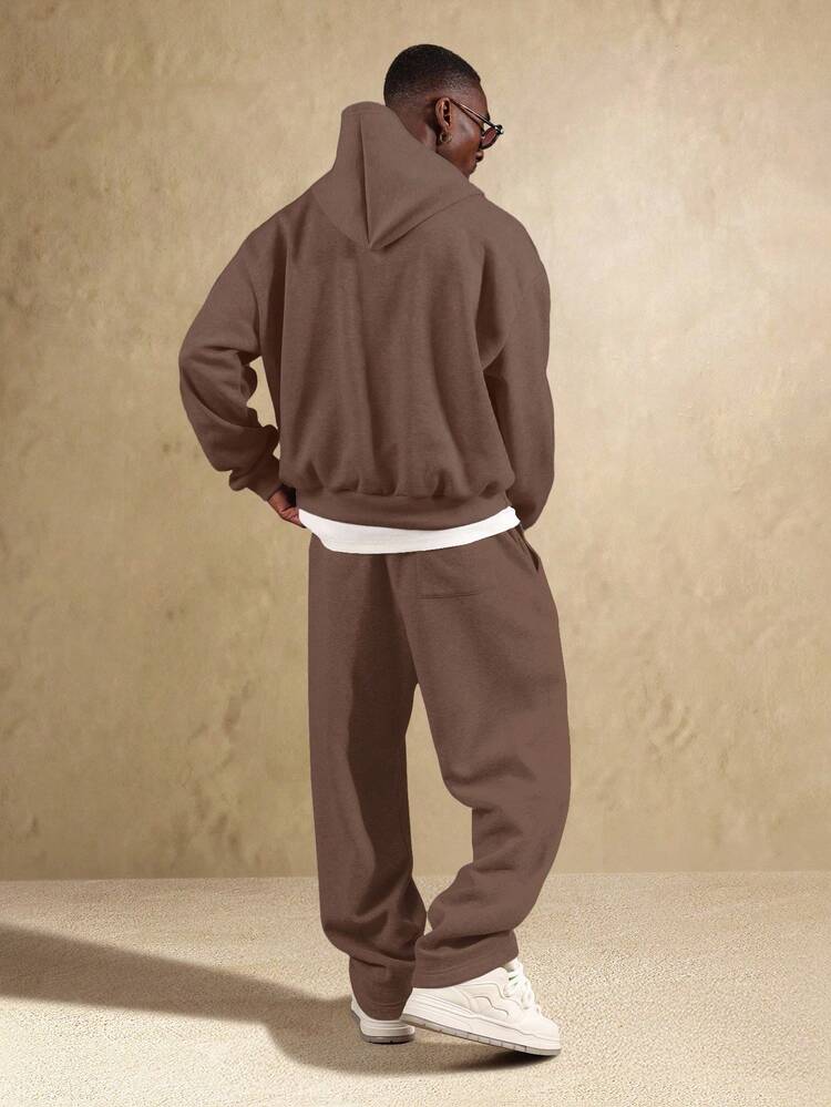 Spodnie dresowe Essential z obniżonym krokiem i szerokimi nogawkami oraz elastycznymi mankietami