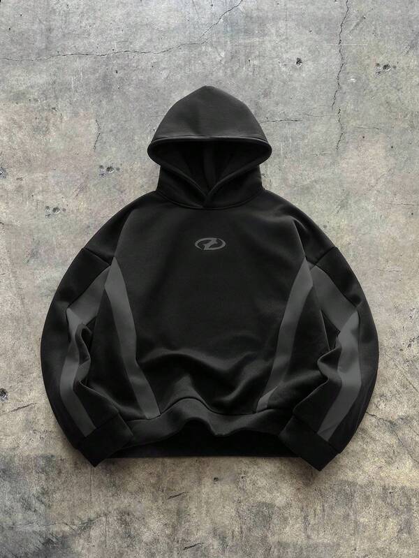 AXEPEAK Men's Knitted Casual Loose Fit Long Sleeve Hoodie, For Fall Winter