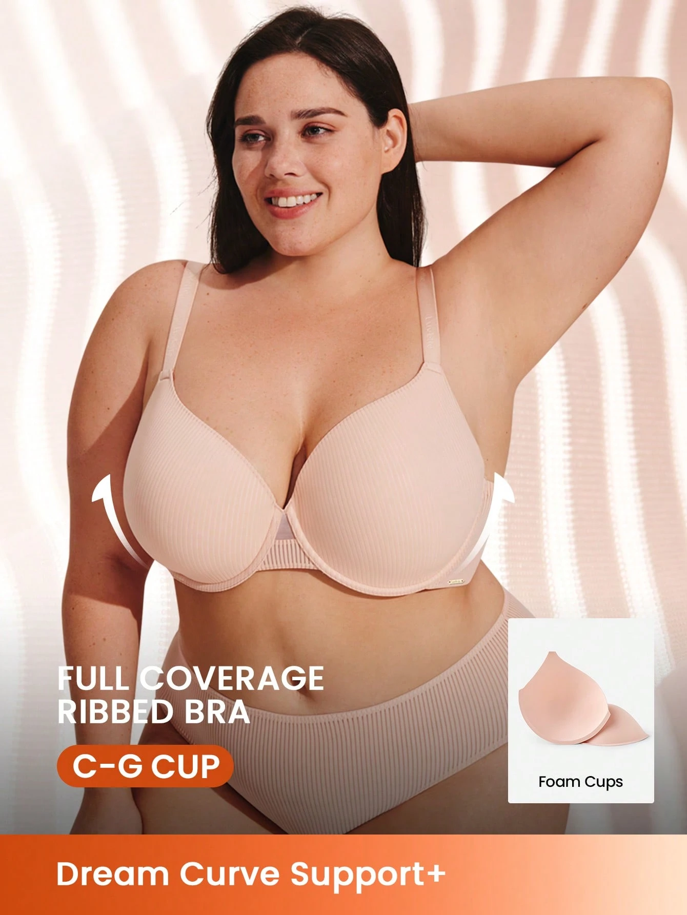 Plus Full Coverage Support Bra
