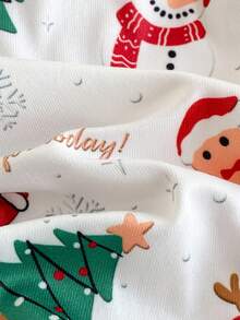 婴幼儿男童长袖连脚睡衣 - 白色 - 查看 8