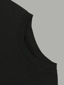 EMERY ROSE Women's Solid Color Minimalist Casual Round Neck Short Sleeve T-Shirt - Multicolor - View 4