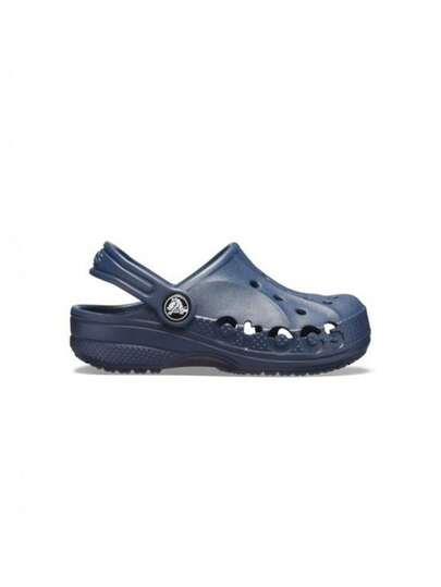 Crocs Kids Simple Navy Blue Hollow Out Clogs, For Summer