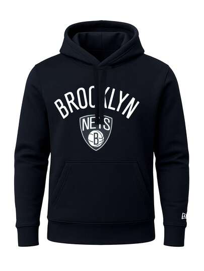 NEW ERA APPAREL Men's Sports & Outdoor Hoodies Fleece-Lined Stretchy Comfortable Training Daily Outdoor Black 11530762