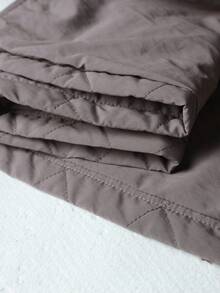 EMERY ROSE Chaqueta casual de invierno con bolsillos, manga raglán y cremallera delantera para mujer de talla grande