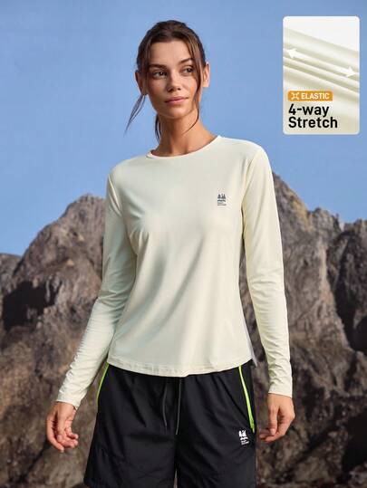 In My Nature 女士户外T恤和背心，高弹亲肤，适合户外露营、徒步旅行、运动和城市通勤