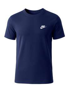 Nike Club Men's T-Shirt Navy - Blue - View 1