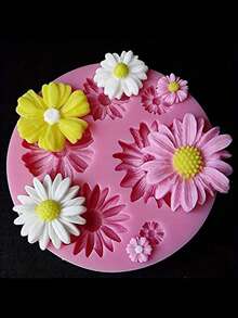 1pc Mini Sunflower Candle Mold, 3d Flower Silicone Mold For Soap Resin Clay, Diy Crafts Candle Making Tool