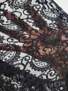 GlowEve 女式 V 领长袖金属纽扣蕾丝高端时尚衬衫，春夏