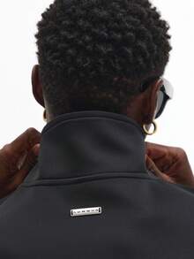 SUMWON 优质半拉链家居服套装优质冬季潜水面料运动衫慢跑套装超大羊毛运动服街头风格都市时尚休闲舒适