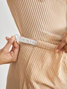 Moonlight&Mama BloomMama 撞色饰边字母刺绣天鹅绒领长袖上衣和裤子孕妇家居服套装，秋冬装，秋季服装，舒适装 - 香檳色 - 查看 5