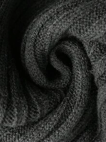 Franclia 女士休闲优雅弹力腰黑色撞色白色滚边拼接毛绒喇叭裤长款秋冬毛衣裤冬季女装秋冬女装秋季女装秋季女装新年女装感恩节派对婚礼优雅休闲奢华优雅时尚休闲通勤商务办公日常休闲百搭气质都市教师职业装