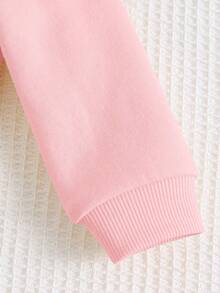 Cozy Pixies Conjunto de 2 piezas de top de manga larga con cuello redondo y hombros caídos con estampado de mariposa y pantalones de cintura elástica para niña bebé