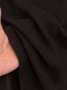 GlowEve CURVE 大码女式纯色 V 领无袖上衣，带口袋和短裤套装，时尚优雅的休闲装 - 鏽棕色 - 查看 3