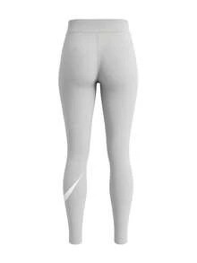 Nike Essential Swoosh Graphic Womem's Leggings Grey - Grey - View 2