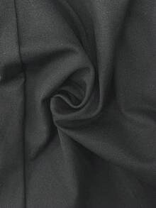 SHEIN 孕妇休闲纯色可调节腰围裤，秋季 - 深灰色 - 查看 6