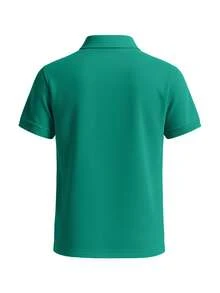 Fred Perry 男士绿色 Polo 衫 - 運動綠/賽道藍 - 查看 2
