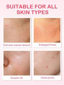 Rose Brightening Toner, Rose, befeuchten und aufhellen, minimieren das Aussehen der Poren, und sanft peelt die Haut, gute Wahl für Hochzeit, Urlaub, Strand, Reisen EssentialsEaster Geschenke, geeignet für Sommer Hautpflege - Pink - Übersicht 2