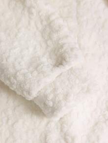 GlowEve 女式仿羊羔绒连帽抽绳纽扣设计休闲套头衫，秋冬