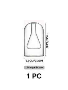 1pc Glass Flameless Essential Oil Diffuser, Home & Bedroom Fragrance Aromatherapy Dispenser, Bathroom Odor Eliminator, Fragrance Decor Bottle