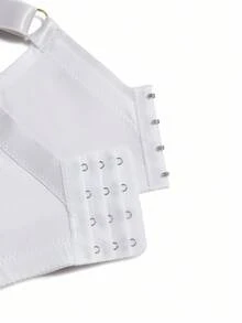 DesireSculpt 1 Áo ngực không dây ren chắp vá cỡ lớn - Đen và trắng - Xem 9