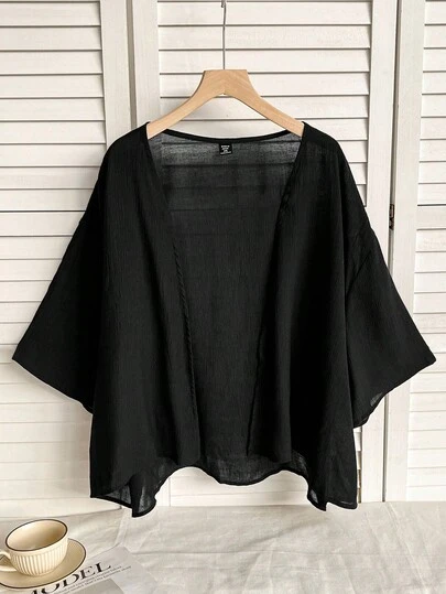 Solflare 夏季短款薄款轻薄纹理大码秋冬短款夹克