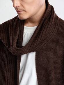 Manfinity CityGents Men's Solid Color Casual Cardigan, For Fall Winter