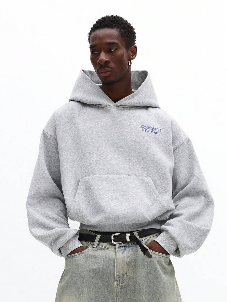 Sudadera con capucha y estampado del horizonte de Lisboa