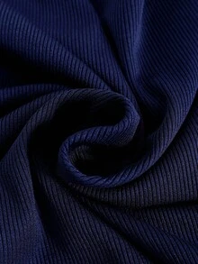 Women's Turquoise Polka Dot & Cherry Print Long Sleeve Top And Ribbed Casual Pants Loungewear Set Fall Winter - Multicolor - View 4