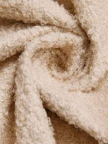 Zelara 加大码女式摩托车风格拉链休闲夹克，秋冬女式棕色夹克仿麂皮夹克羊羔绒夹克女式外套女式秋季夹克女式秋季服装女式西部服装女式夹克 - 卡其色 - 查看 10