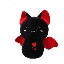 1 pieza Juguete interactivo para mascotas con diseño de murciélago de peluche - Juguete masticable duradero, gran regalo para cachorros en etapa de dentición - Multicolor - Ver 11