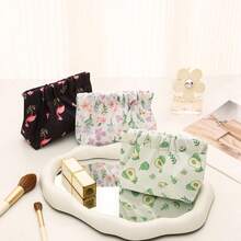 1pc New Snap Closure Storage Pouch For Sanitary Napkin, Lipstick, Keys, Cosmetics, Cables, Portable Compact Organizer Bag,Boho Vibes - New Storage Coin Purse - View 1