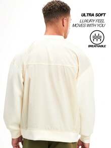 Ropa deportiva de estilo callejero con diseño de confianza y transpirable para después del entrenamiento - Beis - Ver 5