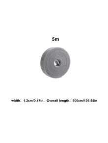 1m/3m/5m Charging Cable Organizer, Cable Ties Wrap, Hook And Loop Cable Tie, Data Cable Storage, Self-Gripping Double Sided RollWinder Hook And Loop Strap ,For Earphone/Usb Cables,Computer Cable Tie, Desktop Cable Back Organizer,Cable & Cord Management Home & Office Organization Christmas For Holiday Gift Giving - Grey - View 13