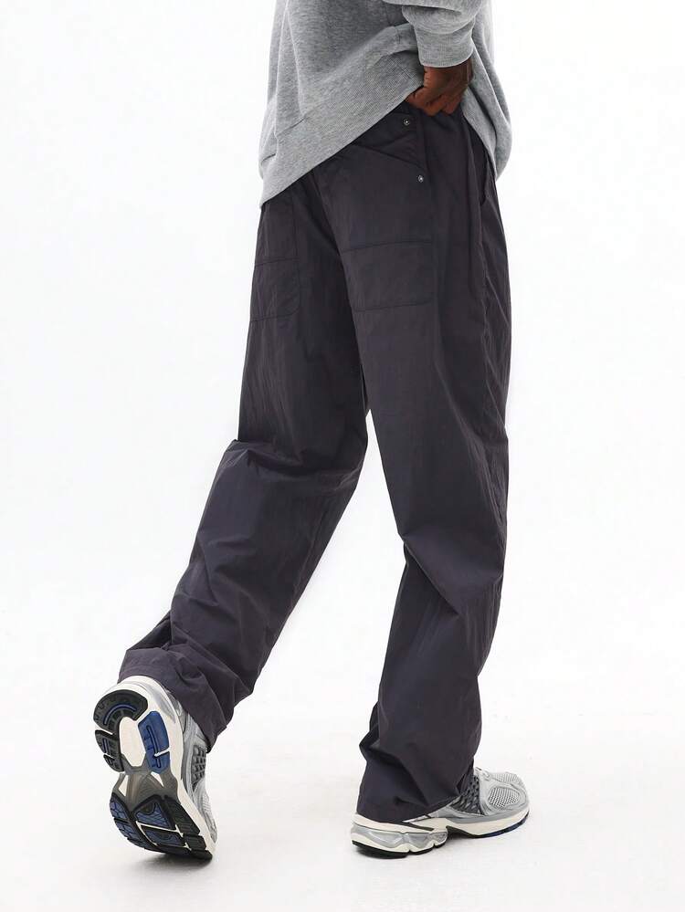 Wide Leg Skater Sweatpants With Drawstring Waist
