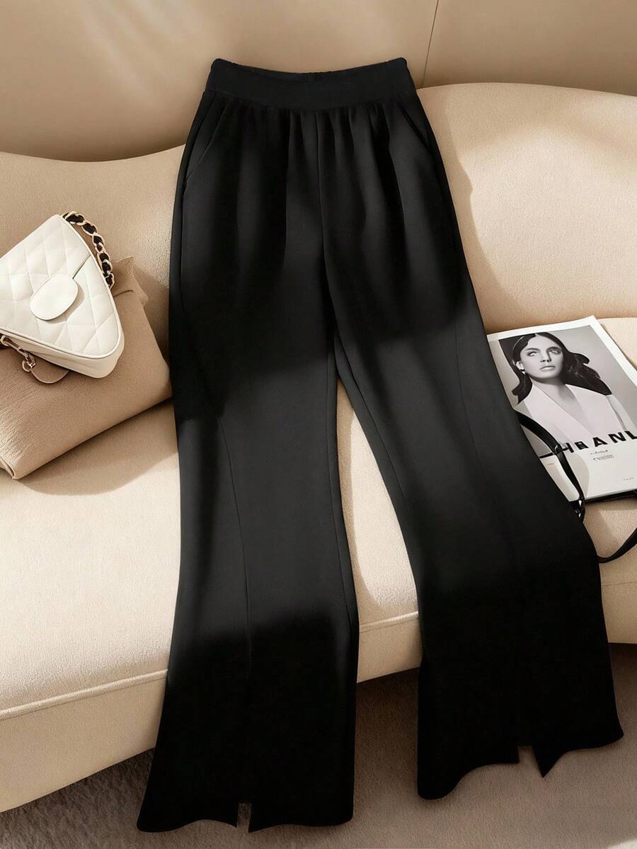 Franclia Halloween Women Suit Pants - Black - View 1