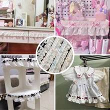 1 Stück 1 Yard buntes Band, mit Schleifenspitzenbesatz, für DIY Handwerkskleidung, Geschenkverpackung, Stickerei, Stricken, Nähkante, Dekorationsspitze Nähzubehör