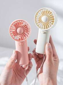 1 件夏季手持便捷小风扇家用户外迷你冷却风扇（颜色随机），派对礼物，女士袜子填充物，袜子创意，小礼物，有趣的礼物 - Random - 查看 15