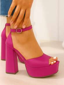 La Caprichosa Women Platforms & Wedge Sandals - 玫紅色 - 查看 2