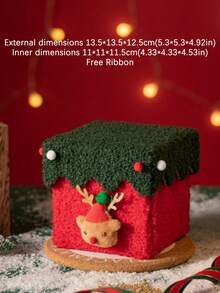 Cirelle 1 pezzo Scatole regalo di Natale e scatole per mele di Natale, per amici, famiglia, amanti, insegnanti, decorazioni per la casa, scatole regalo, regali di Natale, Vigilia di Natale