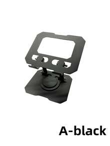 SHEIN 1 个金属平板电脑支架，通用可调节折叠式桌面支架，兼容 iPad，360° 旋转，用于观看视频和直播 - 彩色 - 查看 4