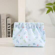 1pc New Snap Closure Storage Pouch For Sanitary Napkin, Lipstick, Keys, Cosmetics, Cables, Portable Compact Organizer Bag,Boho Vibes - New Storage Coin Purse - View 14