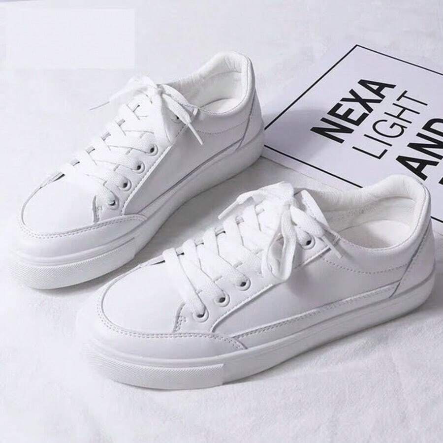 TENIS CASUALES BLANCOS MODERNOS - Blanco - Ver 1