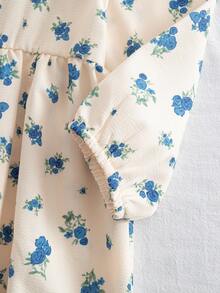 2件套少女休闲简约时尚百搭连衣裙和上衣，可拆分搭配，秋冬新品 - 米色 - 查看 5