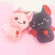 1 pieza Juguete interactivo para mascotas con diseño de murciélago de peluche - Juguete masticable duradero, gran regalo para cachorros en etapa de dentición - Multicolor - Ver 7