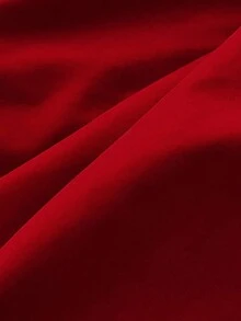 SHEIN Unity Women's Dark Strapless Backless Bubble Ruffle Hem Sleeveless Mini Dress,Elegant Summer Party Wedding Minimalist Fashion Everyday Wear - Burgundy - View 5