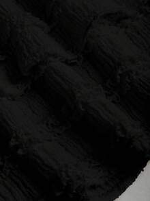 Sweetra 性感装扮 - 不对称领口上衣 + 荷叶边迷你裙