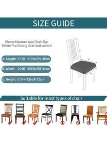 غطاء وسادة مرن مزدوج من البولي يوريثان بلون رمادي فاتح مع حزام لسان، تصميم بسيط وعصري، مقاوم للماء والغبار، مناسب لكراسي غرفة المعيشة والطعام والمطبخ والمكتب، وسادة مقعد ديكور المكتب والغرفة - متعدد الألوان - مشاهدة 3