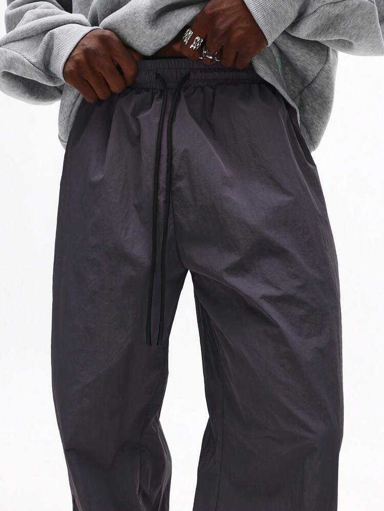 Wide Leg Skater Sweatpants With Drawstring Waist