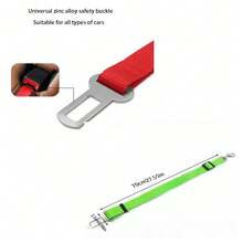 1PC Pet Supply Car Retractable Adjustable Buffered Seat Belt Traction Belt Dog Adjustable Car Fixed Large, Medium And Small Pet Car Seat BeltPet Cart Pad - Multicolor - View 12